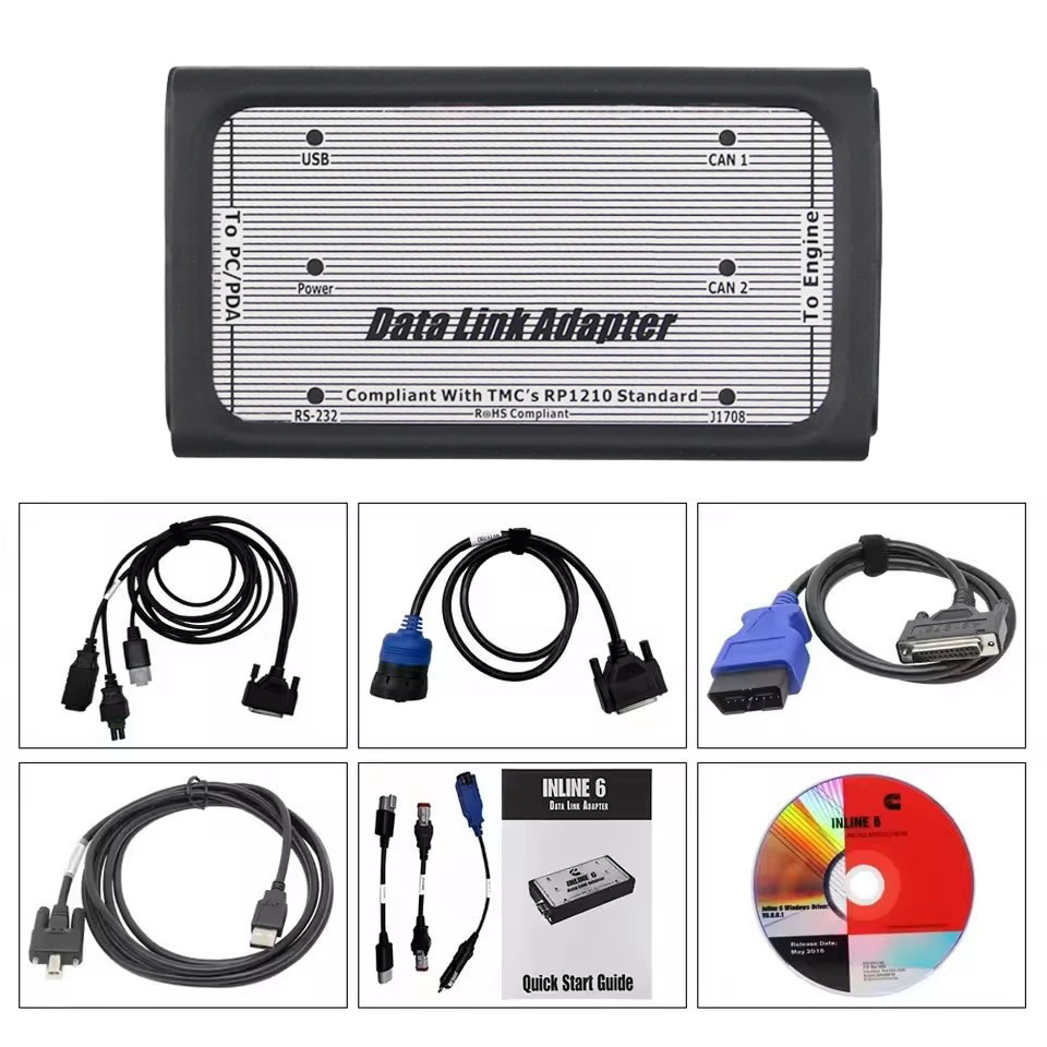 Heavy Equipment Diagnostic Tool - Adaptador de Link de Dados INLINE