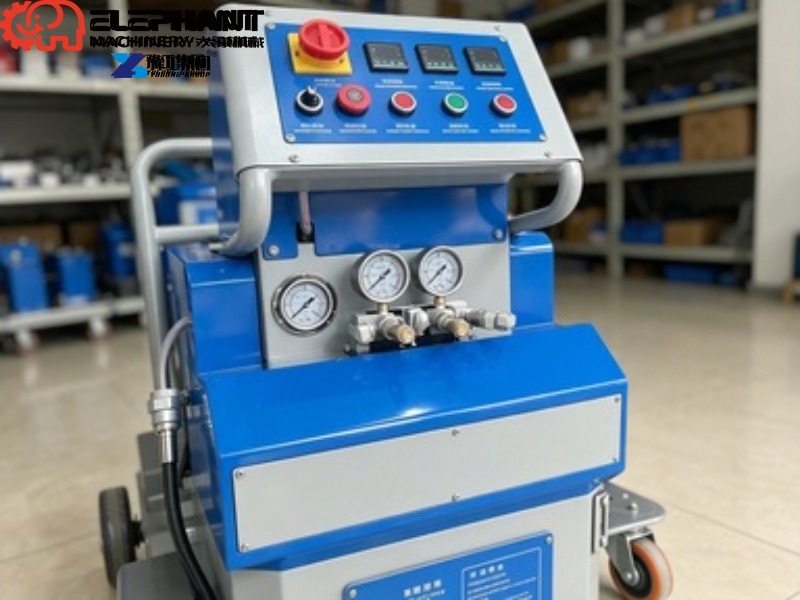 Heavy Equipment Working - Máquina de Pulverização de Espuma PU