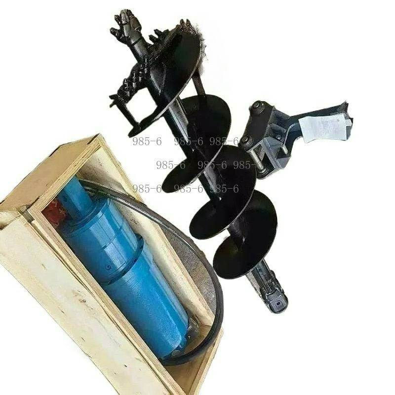 Post Hole Digger - Perfurador de Solo Hidráulico para Escavadora,