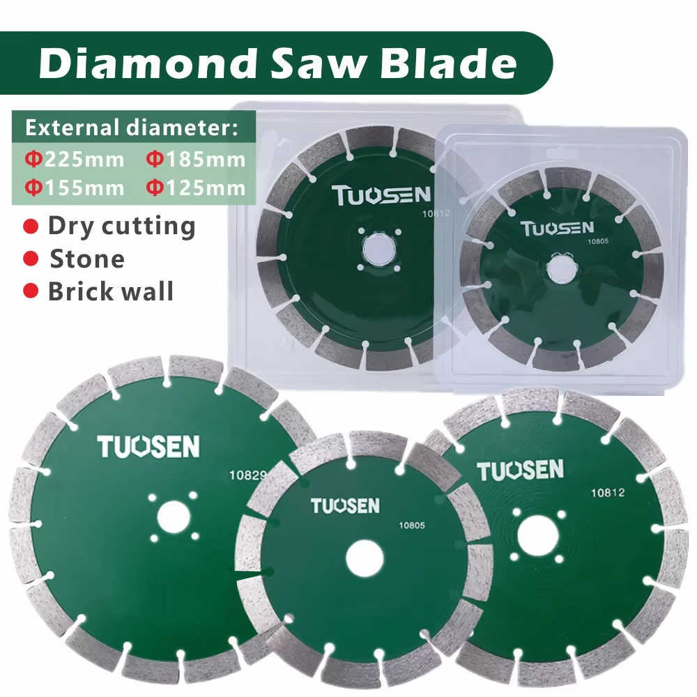 Brick Cutting Saw - Disco de serra diamantado 125/155/185/225mm para