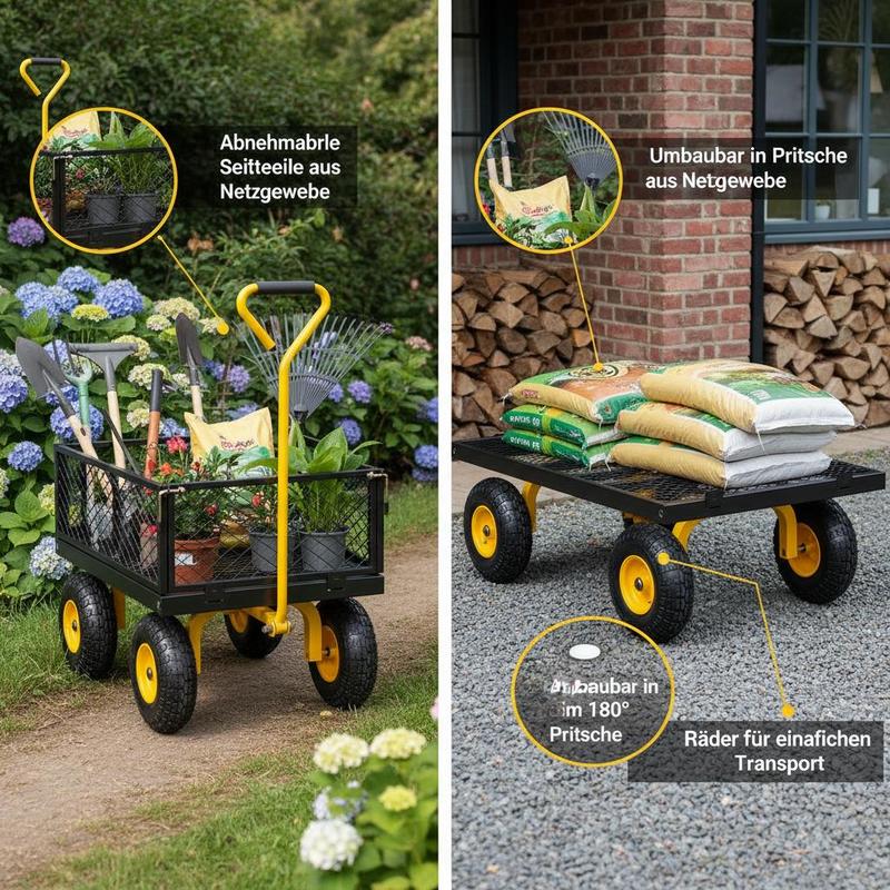 Carrinho de Jardim de Aço 900  - Heavy Equipment Working avaliação e preço