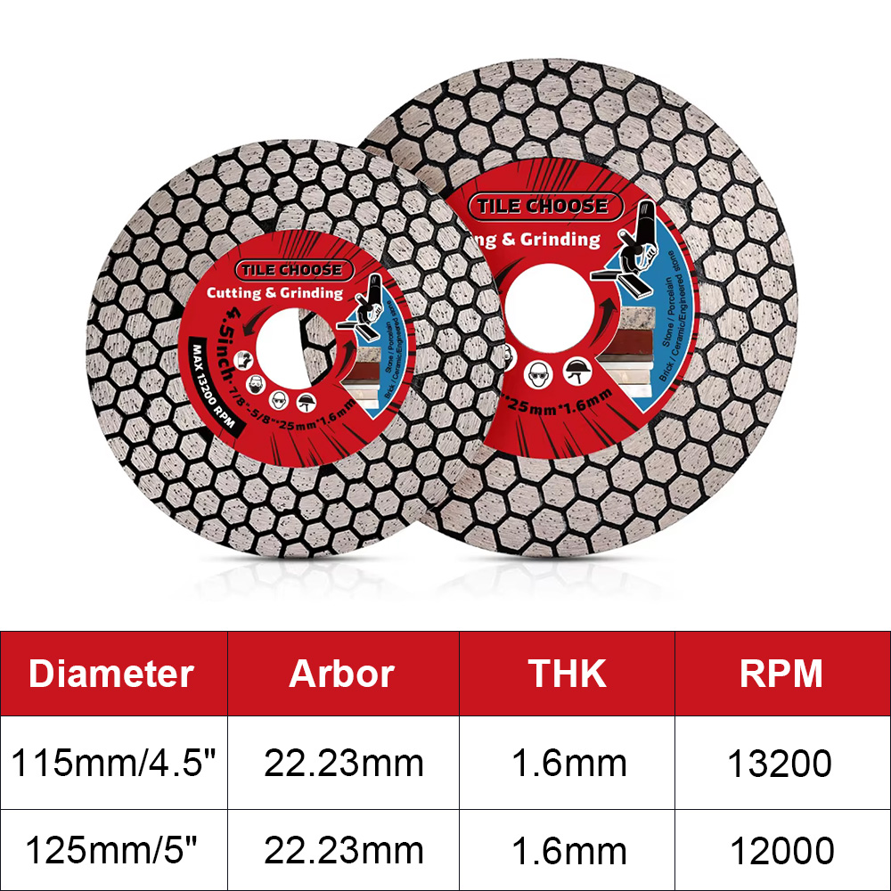 D115mm/125mm lâmina de diamant - Brick Cutting Saw avaliação e preço