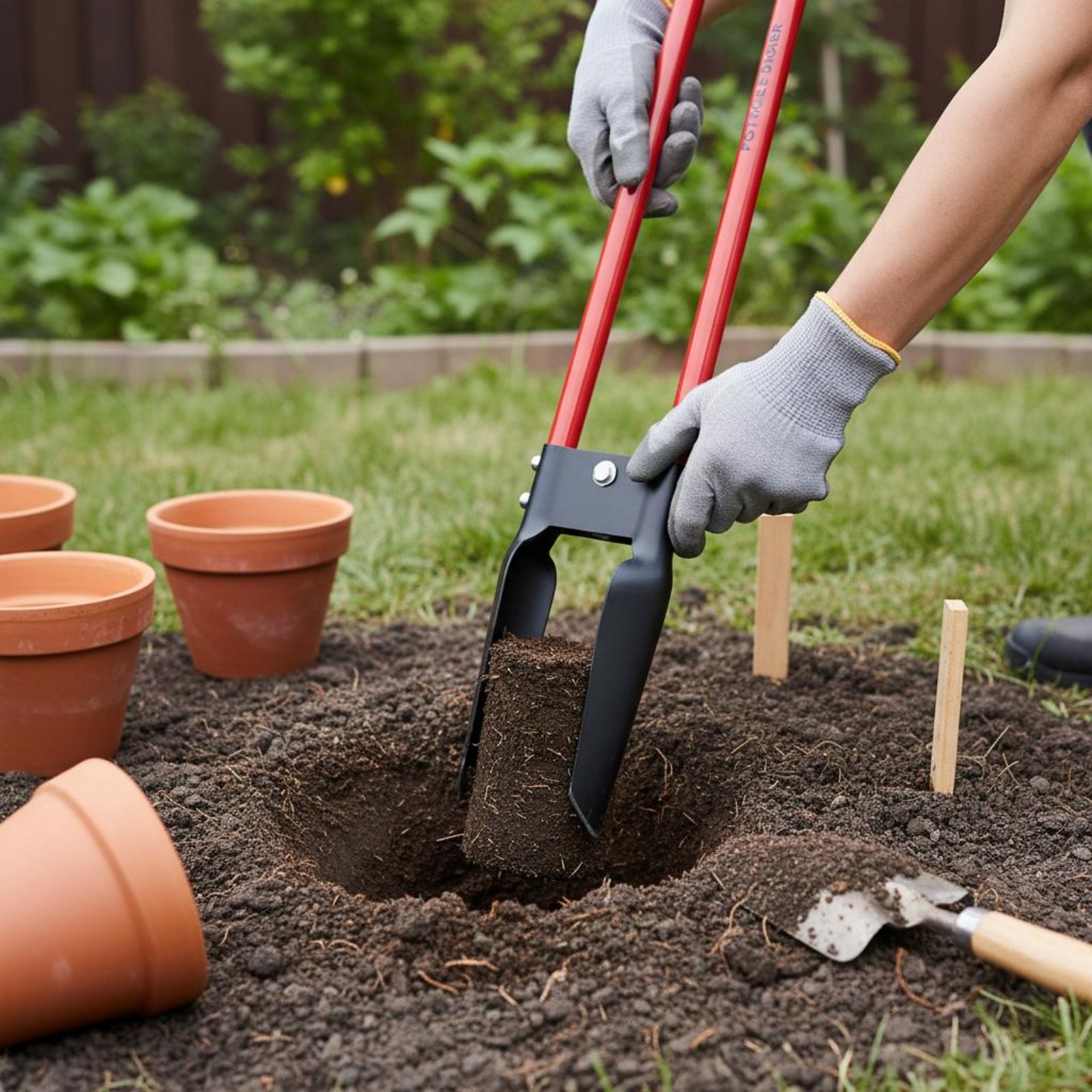 2 Peças Escavador de Buracos p - Post Hole Digger avaliação e preço