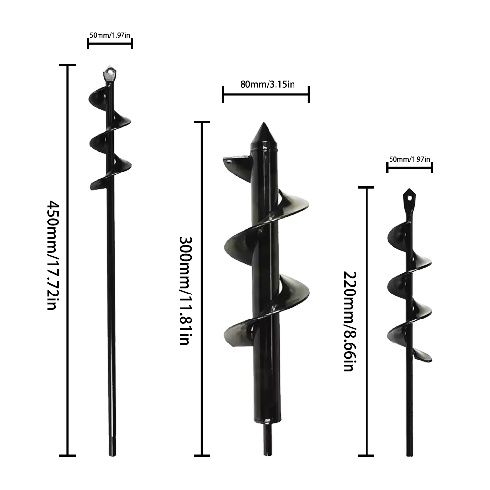 Broca espiral para jardim, eix - Post Hole Digger avaliação e preço