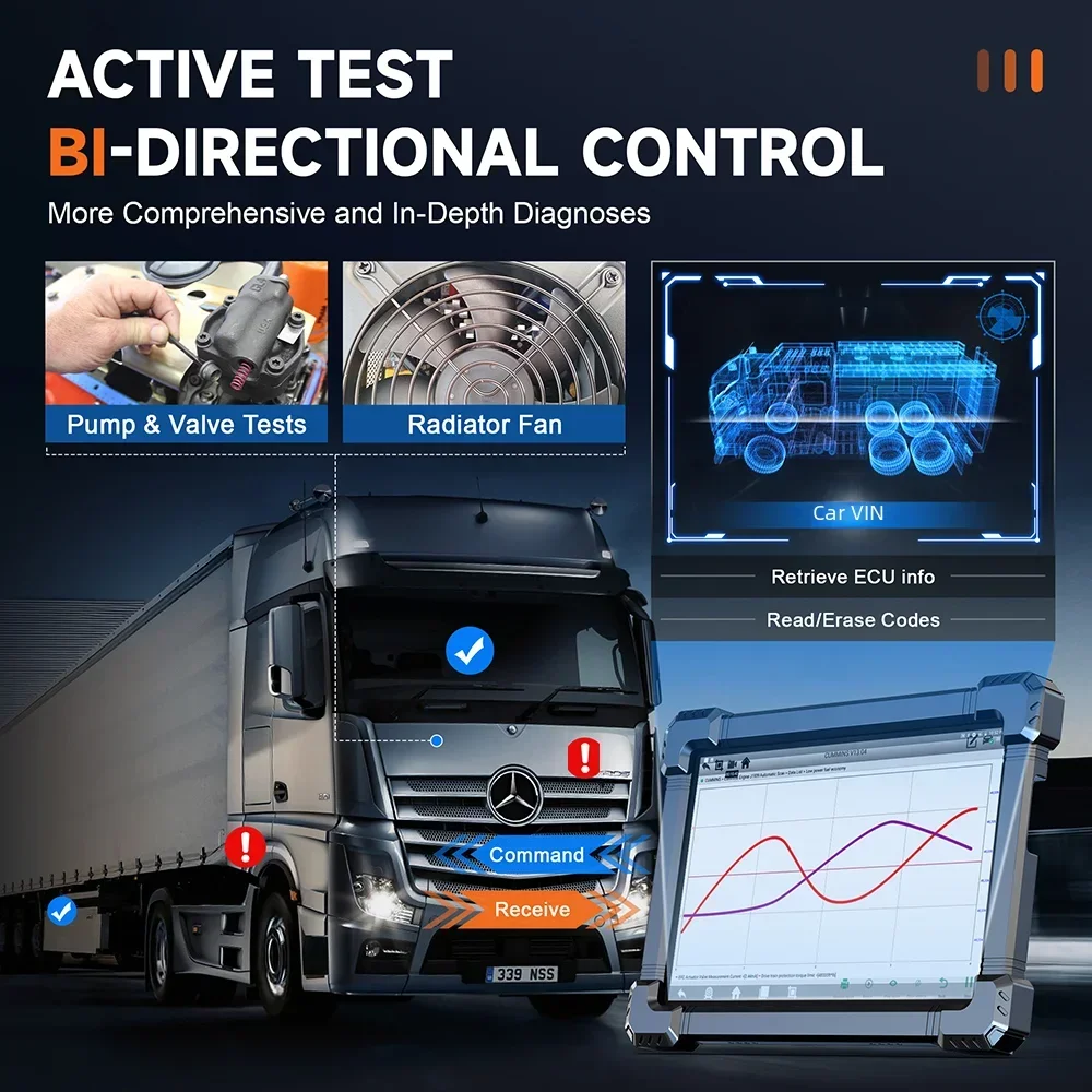 ANCEL X7 HD Ferramenta de Diag - Heavy Equipment Diagnostic Tool avaliação e preço