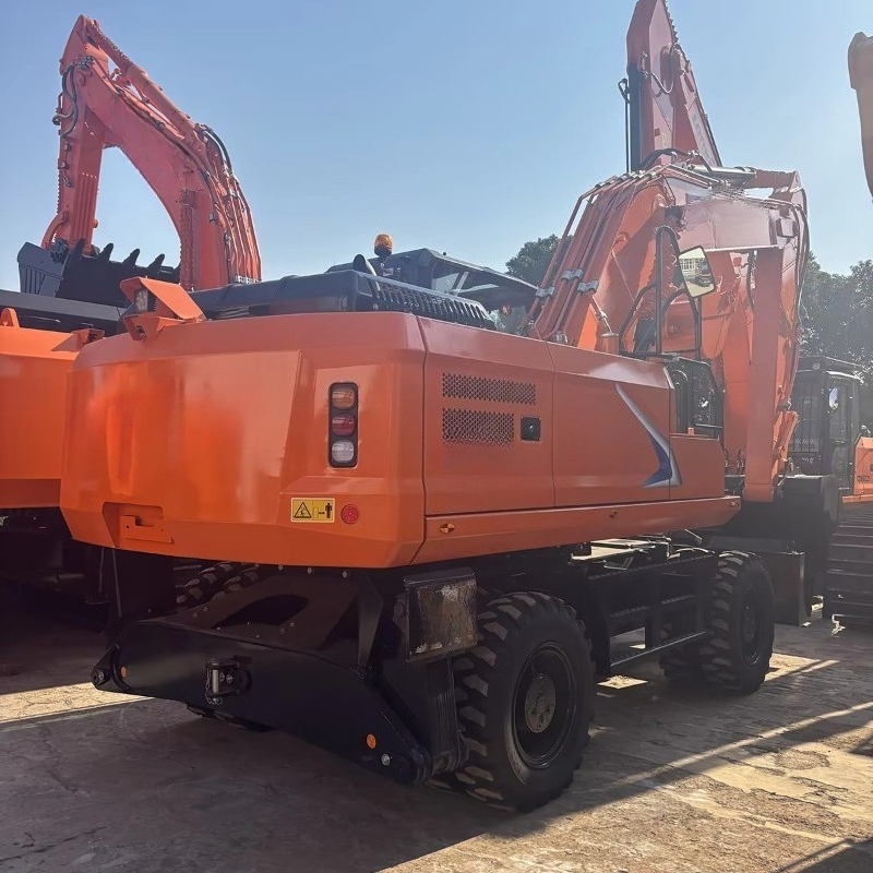 Escavadeira Montada sobre Roda - Heavy Equipment Working avaliação e preço